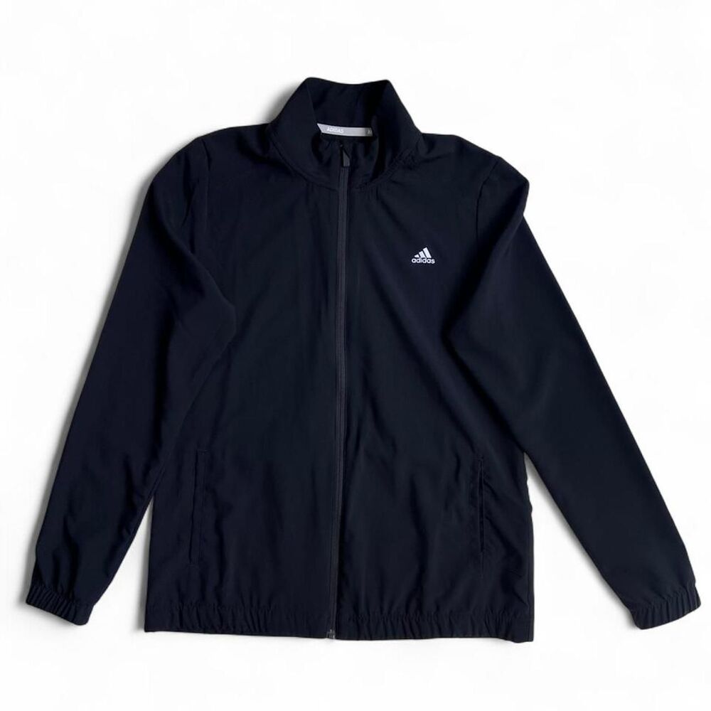 Adidas Golf Black Lightweight Full Zip Jacket Women's Medium